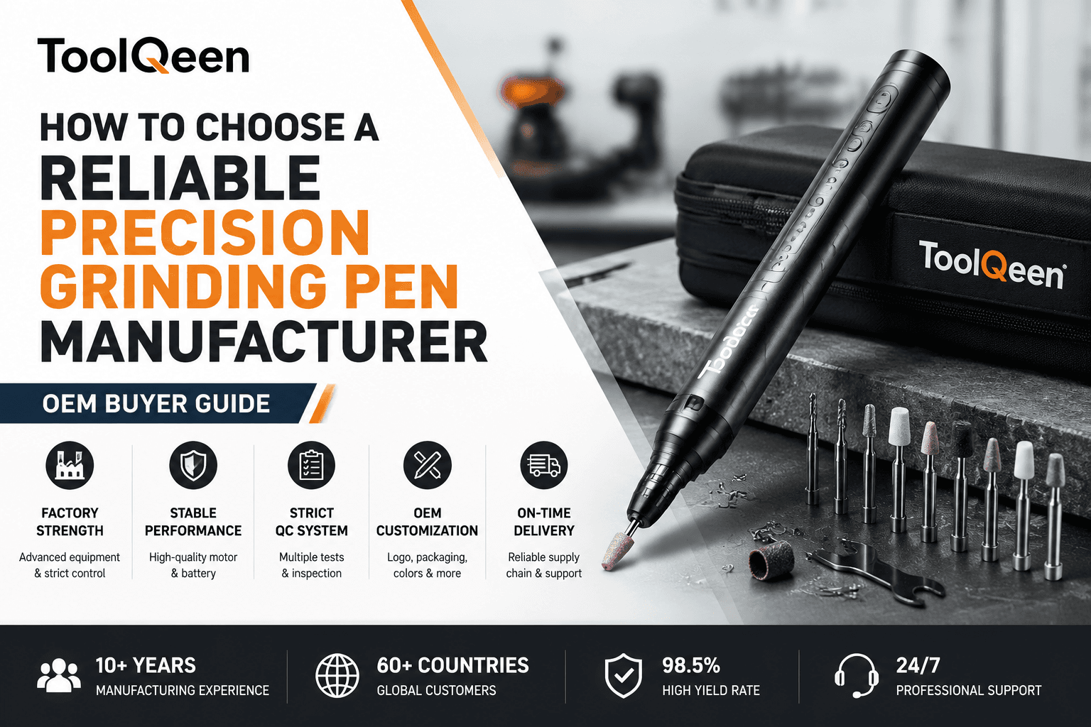 How To Choose A Reliable Precision Grinding Pen Manufacturer For OEM Buyers