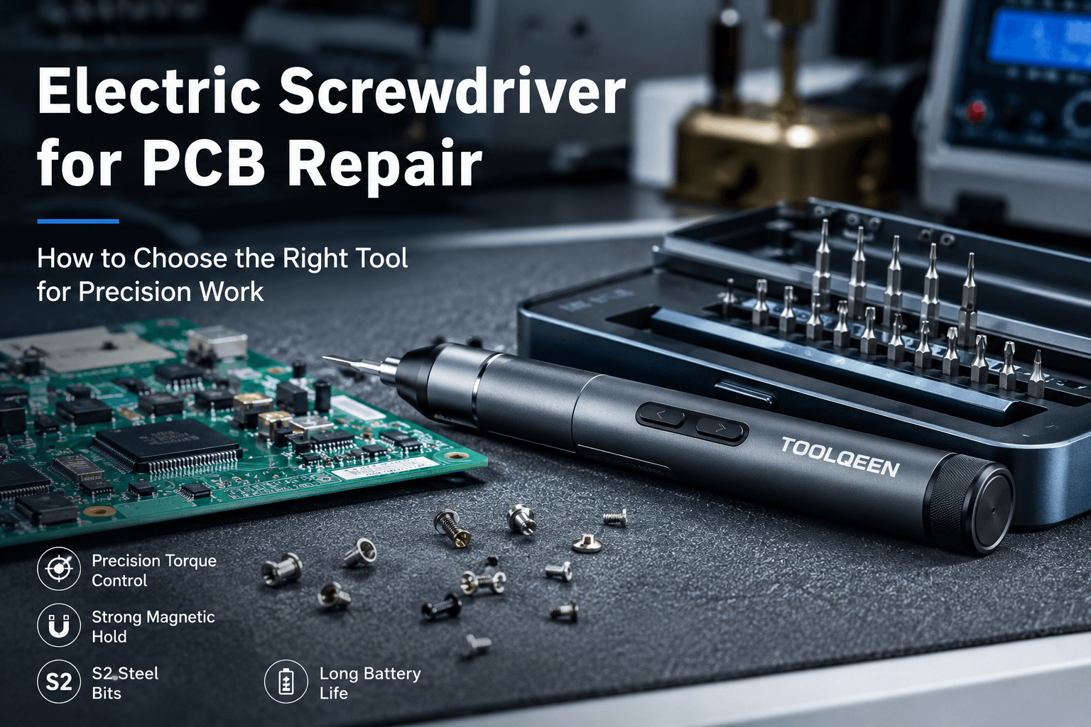 Electric Screwdriver for PCB Repair: How to Choose the Right Tool for Precision Work