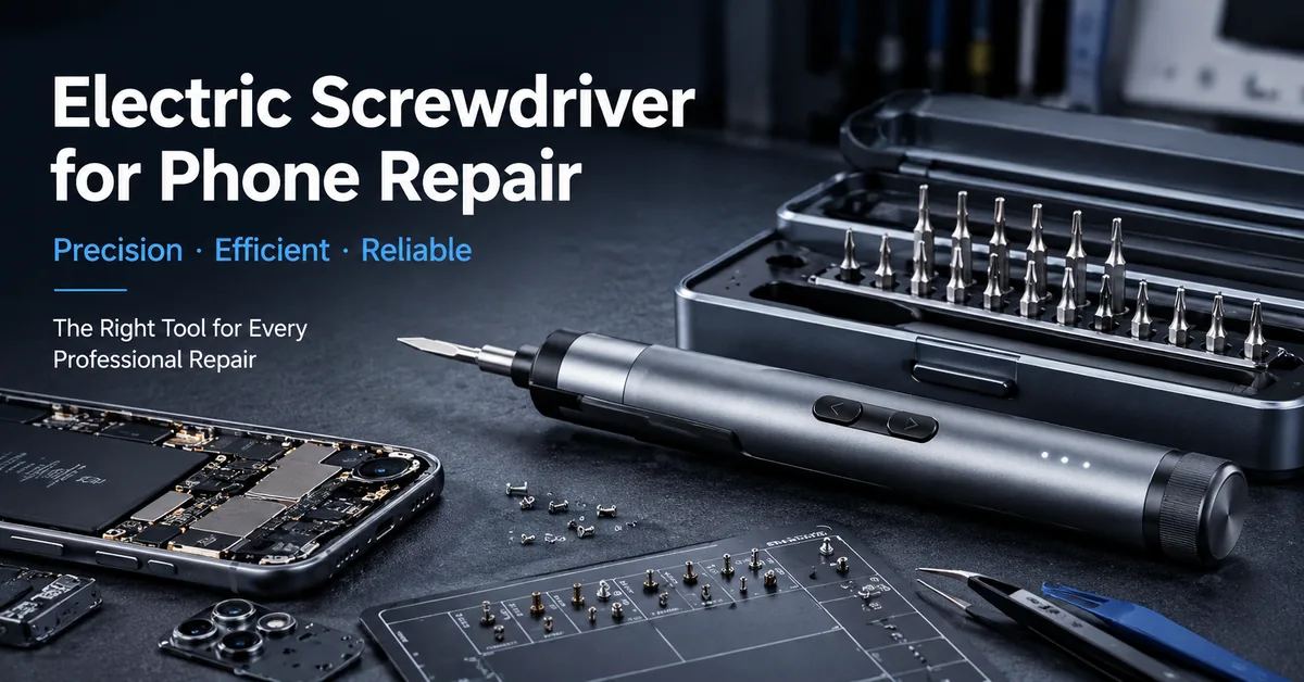 Electric Screwdriver for Phone Repair: What Buyers Should Check Before Bulk Orders