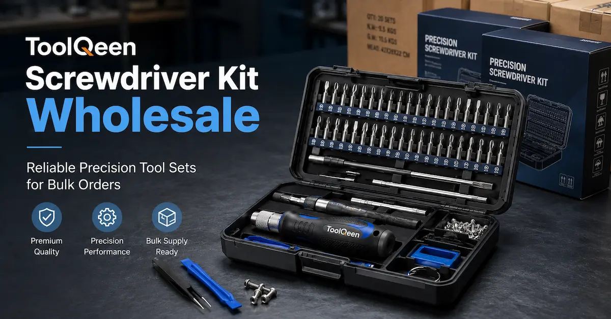 Screwdriver Kit Wholesale: How Buyers Choose Reliable Repair Tool Sets
