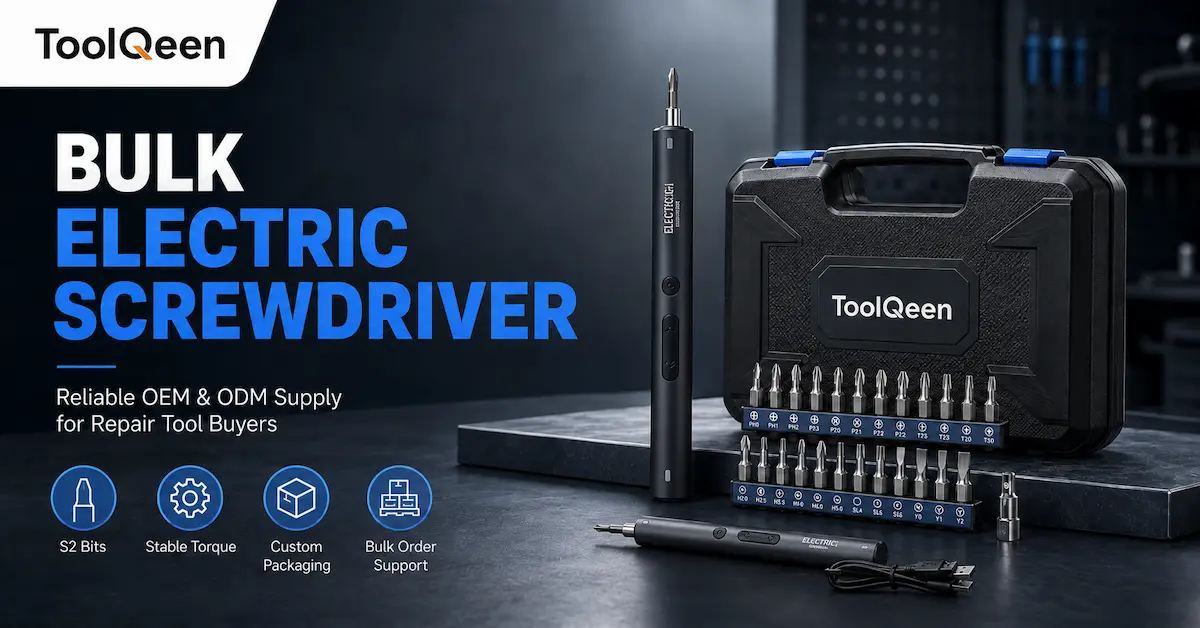 Bulk Electric Screwdriver: How B2B Buyers Source Reliable Precision Tools