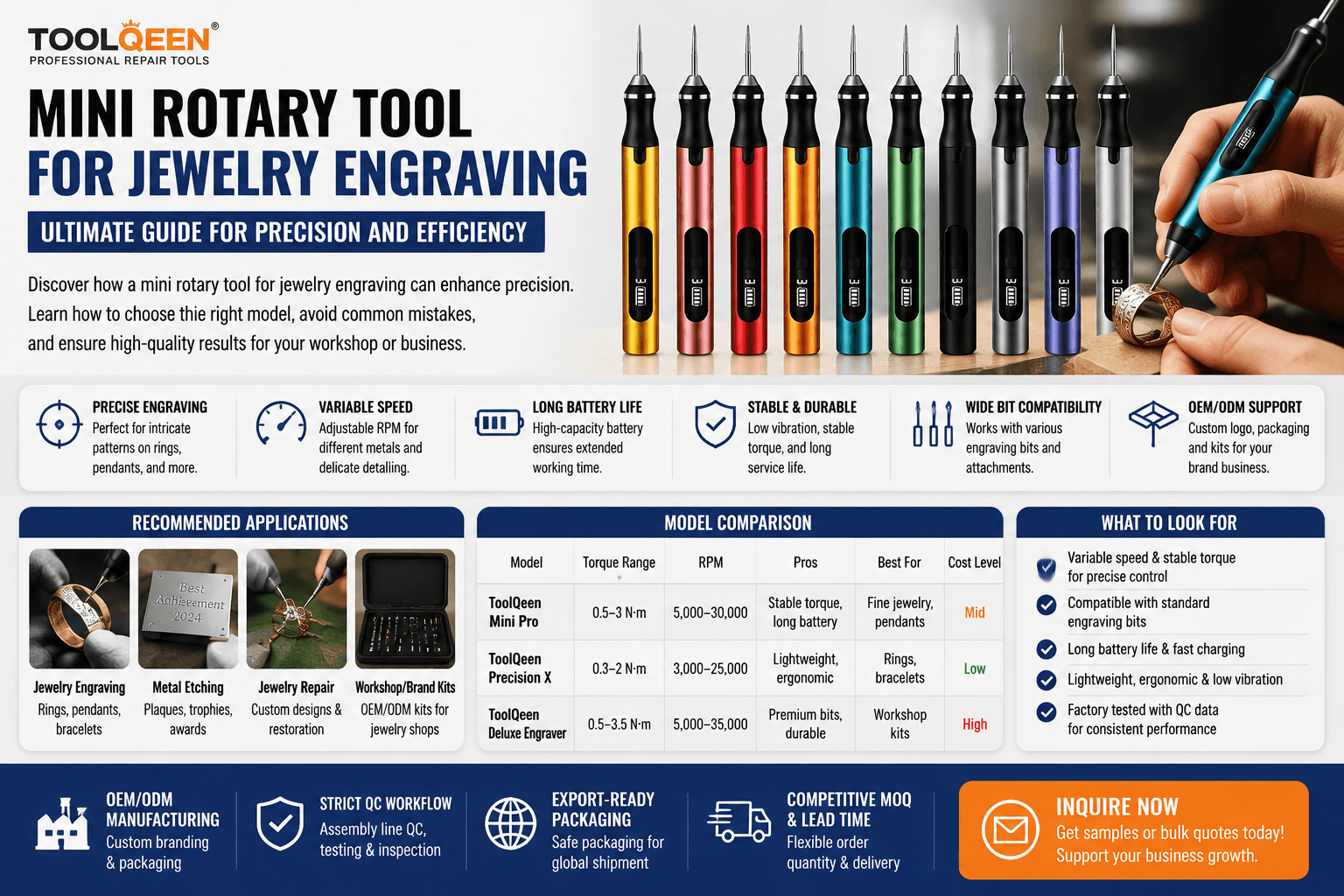 Mini Rotary Tool for Jewelry Engraving: Ultimate Guide for Precision and Efficiency