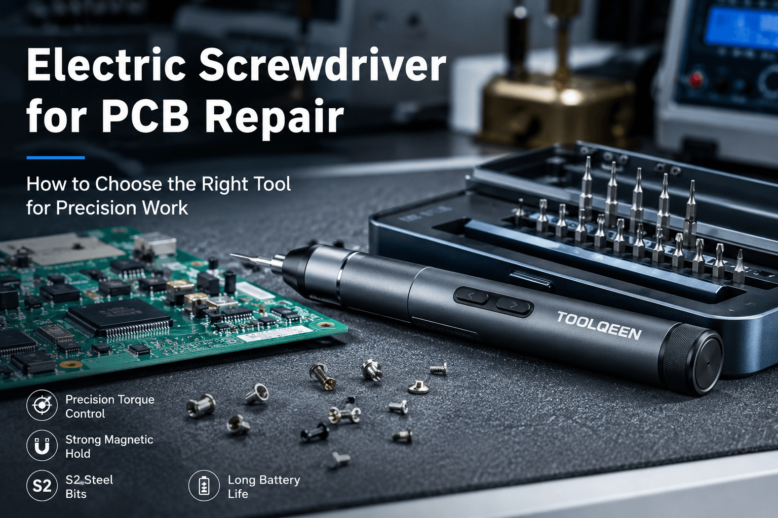 Electric Screwdriver for PCB Repair: How to Choose the Right Tool for Precision Work
