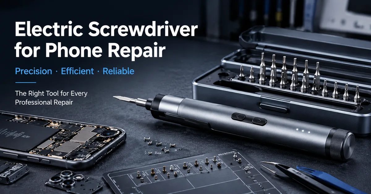 Electric Screwdriver for Phone Repair: What Buyers Should Check Before Bulk Orders