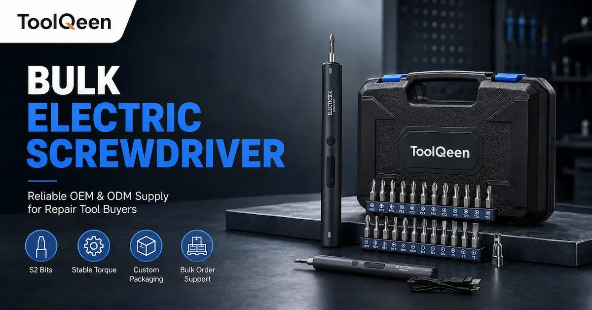 Bulk Electric Screwdriver: How B2B Buyers Source Reliable Precision Tools